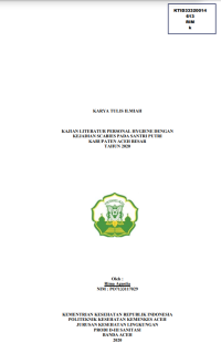Image of KAJIAN LITERATUR PERSONAL HYGIENE DENGAN KEJADIAN SCABIES PADA SANTRI PUTRI 
KABUPATEN ACEH BESAR 
TAHUN 2020