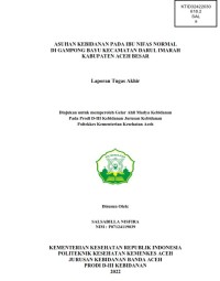 Image of ASUHAN KEBIDANAN PADA IBU NIFAS NORMAL DI GAMPONG BAYU KECAMATAN DARUL IMARAH KABUPATEN ACEH BESAR