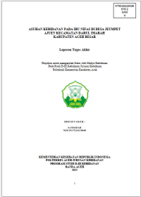 Image of ASUHAN KEBIDANAN PADA IBU NIFAS DI DESA JEUMPET AJUEN KECAMATAN DARUL IMARAH
KABUPATEN ACEH BESAR