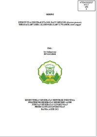 Image of EFEKTIVITAS EKSTRAK ETANOL DAUN MELINJO (Gnetum gnemon) SEBAGAI LARVASIDA ALAMI PADA LARVA NYAMUK Aedes aegypti