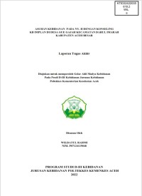 Image of ASUHAN KEBIDANAN  PADA NY. H DENGAN KONSELING KB IMPLAN DI DESA GUE GAJAH KECAMATAN DARUL IMARAH KABUPATEN ACEH BESAR
