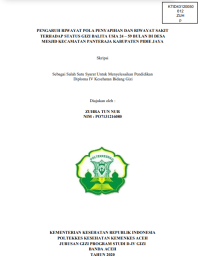 Image of PENGARUH RIWAYAT POLA PENYAPIHAN DAN RIWAYAT SAKIT TERHADAP STATUS GIZI BALITA USIA 24 – 59 BULAN DI DESA MESJID KECAMATAN PANTERAJA KABUPATEN PIDIE JAYA